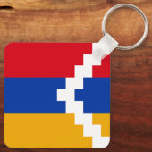 Porte-clés Drapeau du Haut-Karabagh (Verso)