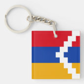 Porte-clés Drapeau du Haut-Karabakh (Devant)