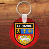 Porte-clés Drapeau du Havre (Recto)
