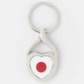 Porte-clés Drapeau du Japon (Devant)