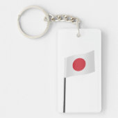 Porte-clés Drapeau du Japon (Devant)