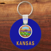 Porte-clés Drapeau du Kansas (Recto)