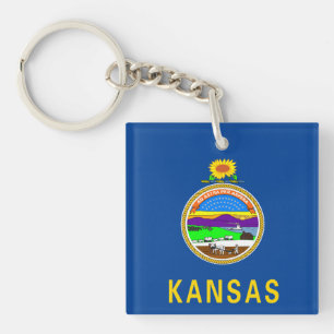 Porte-clés Drapeau du Kansas