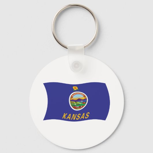 Porte-clés Drapeau du Kansas (Recto)