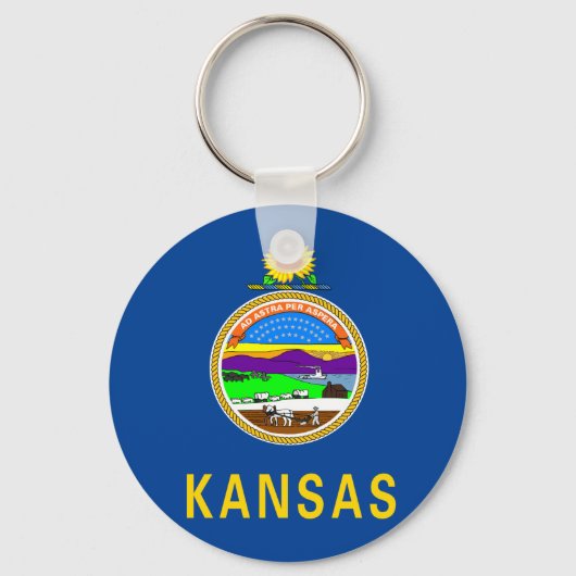 Porte-clés Drapeau du Kansas (Recto)