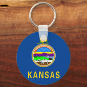Porte-clés Drapeau du Kansas (Recto)