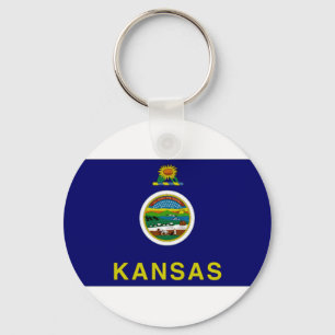 Porte-clés Drapeau du Kansas des États-Unis