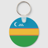 Porte-clés Drapeau du Karakalpakstan (Verso)