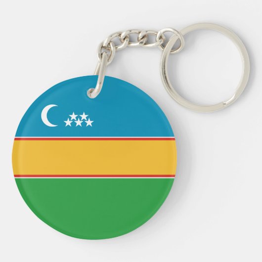 Porte-clés Drapeau du Karakalpakstan (Dos)