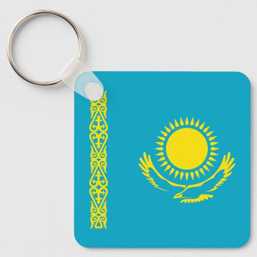 Porte-clés Drapeau du Kazakhstan (Recto)