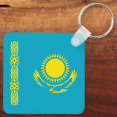 Porte-clés Drapeau du Kazakhstan (Verso)
