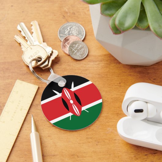 Porte-clés Drapeau du Kenya (Bureau)