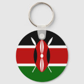 Porte-clés Drapeau du Kenya (Verso)