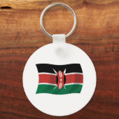 Porte-clés Drapeau du Kenya (Recto)