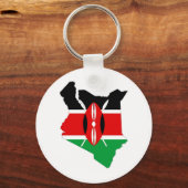 Porte-clés drapeau du kenya (Recto)