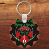 Porte-clés Drapeau du Kenya - Hakuna Matata Patriotic (Recto)