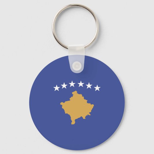 Porte-clés drapeau du Kosovo (Recto)