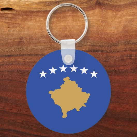 Porte-clés Drapeau du Kosovo (Verso)