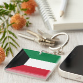 Porte-clés Drapeau du Koweït (Devant Droit)