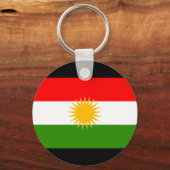 Porte-clés Drapeau du Kurdistan (Recto)