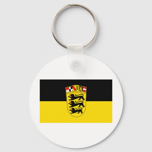 Porte-clés Drapeau du Land de Bade-Wurtemberg (Recto)