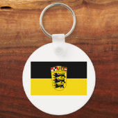 Porte-clés Drapeau du Land de Bade-Wurtemberg (Recto)