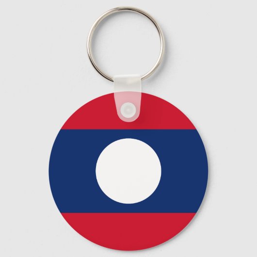 Porte-clés Drapeau du Laos (Recto)