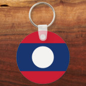 Porte-clés Drapeau du Laos (Recto)
