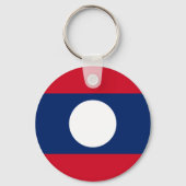 Porte-clés Drapeau du Laos (Verso)