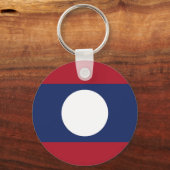 Porte-clés Drapeau du Laos (Recto)