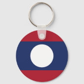 Porte-clés Drapeau du Laos (Verso)