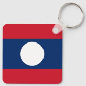 Porte-clés Drapeau du Laos (Dos)