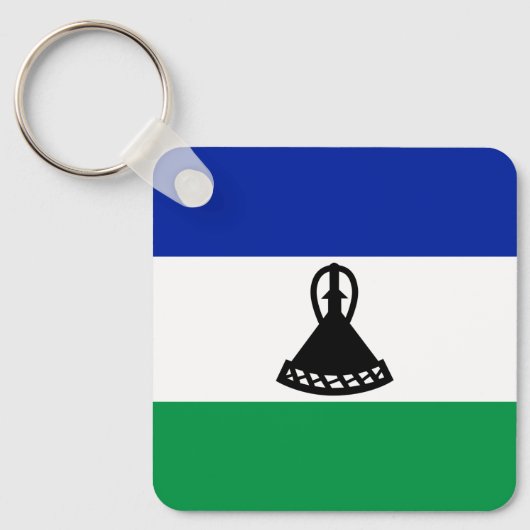 Porte-clés Drapeau du Lesotho (Recto)