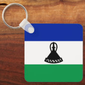 Porte-clés Drapeau du Lesotho (Recto)