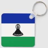 Porte-clés Drapeau du Lesotho (Dos)