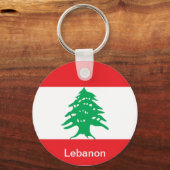 Porte-clés Drapeau du Liban (Recto)