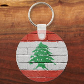 Porte-clés Drapeau du Liban (Recto)