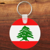 Porte-clés Drapeau du Liban (Recto)