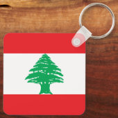 Porte-clés Drapeau du Liban (Verso)