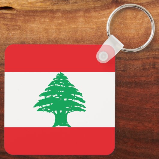 Porte-clés Drapeau du Liban (Verso)