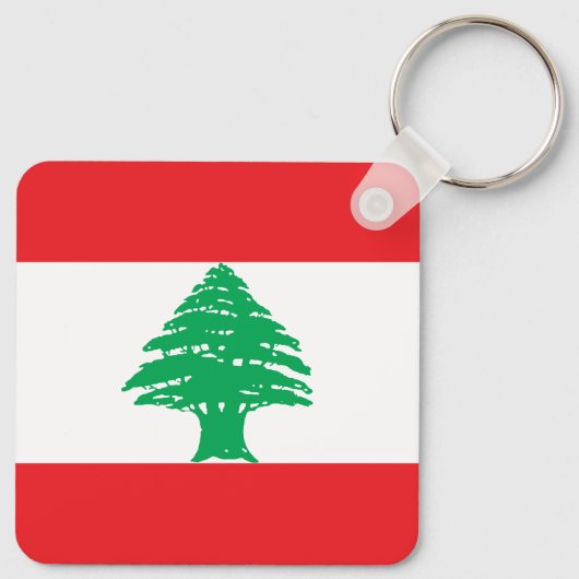 Porte-clés Drapeau du Liban (Dos)