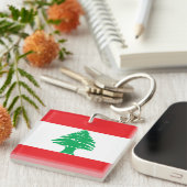 Porte-clés Drapeau du Liban (Devant Droit)