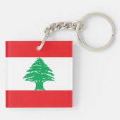Porte-clés Drapeau du Liban (Dos)