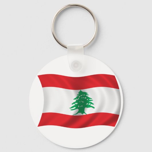 Porte-clés Drapeau du Liban (Recto)