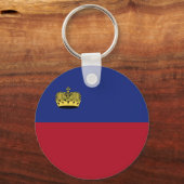 Porte-clés Drapeau du Liechtenstein (Recto)