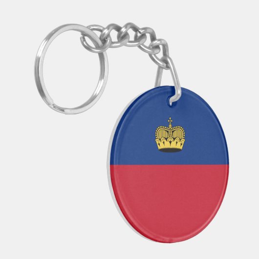 Porte-clés Drapeau du Liechtenstein (Devant gauche)