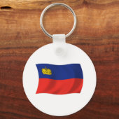 Porte-clés Drapeau du Liechtenstein (Recto)