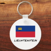 Porte-clés Drapeau du Liechtenstein (Recto)