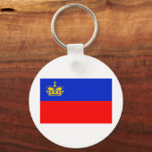 Porte-clés Drapeau du Liechtenstein (Recto)
