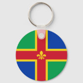 Porte-clés Drapeau du Lincolnshire (Recto)